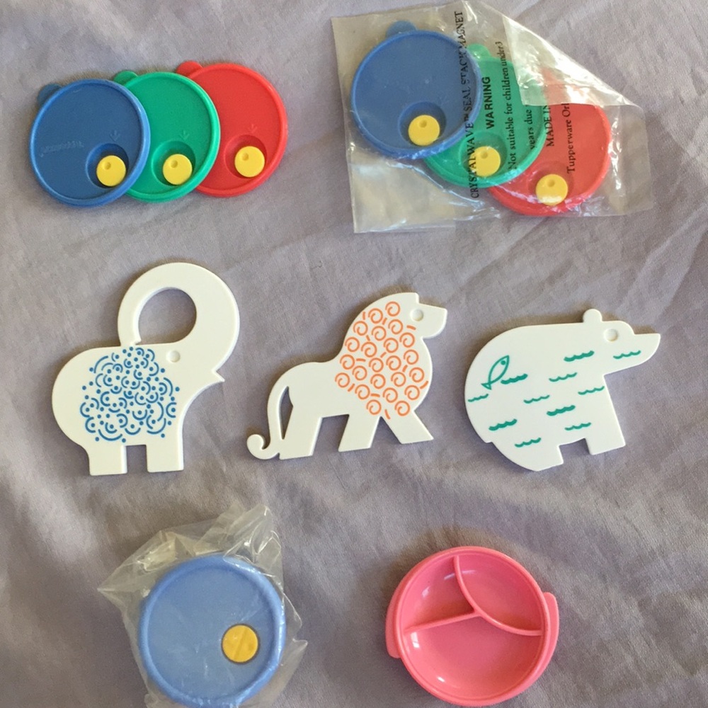 Tupperware magnets